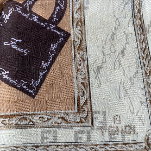 Vintage Fendi Cotton Scarf - Picture 12 of 13